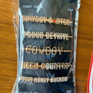 Beyonce Cowboy Carter Gold  Hair Pins - 5pc - Official Merch